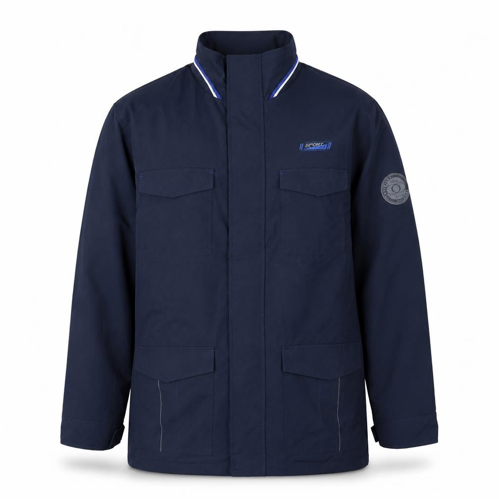 Atlas Mens Blue   Jacket  Size M  Zip