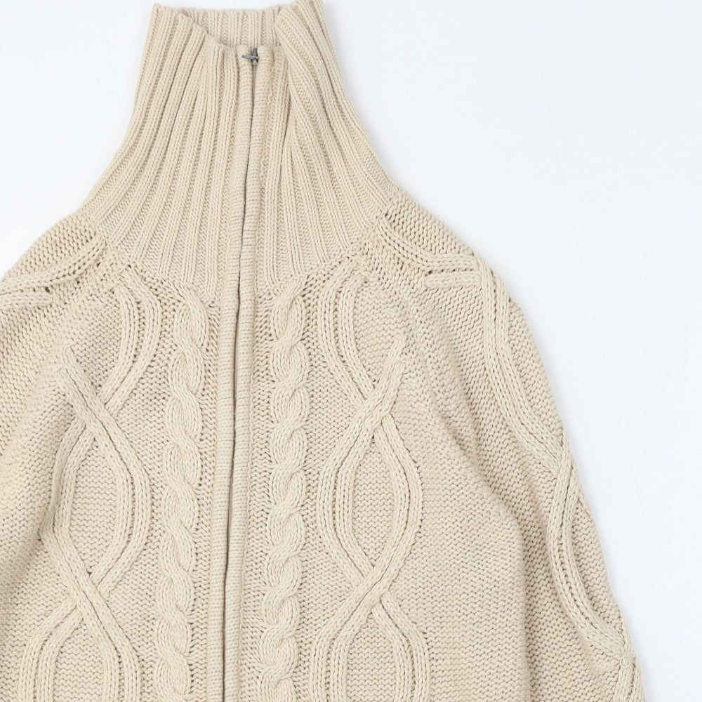 BHS Womens Beige   Jacket  Size 14  Zip