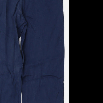 Preworn Womens Blue  Polyester Trousers  Size 36 L31 in Regular
