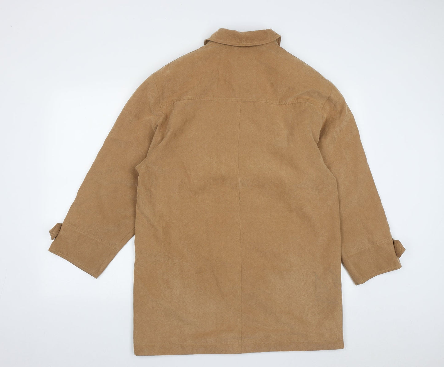 Bonmarché Womens Beige   Overcoat Coat Size 12  Button
