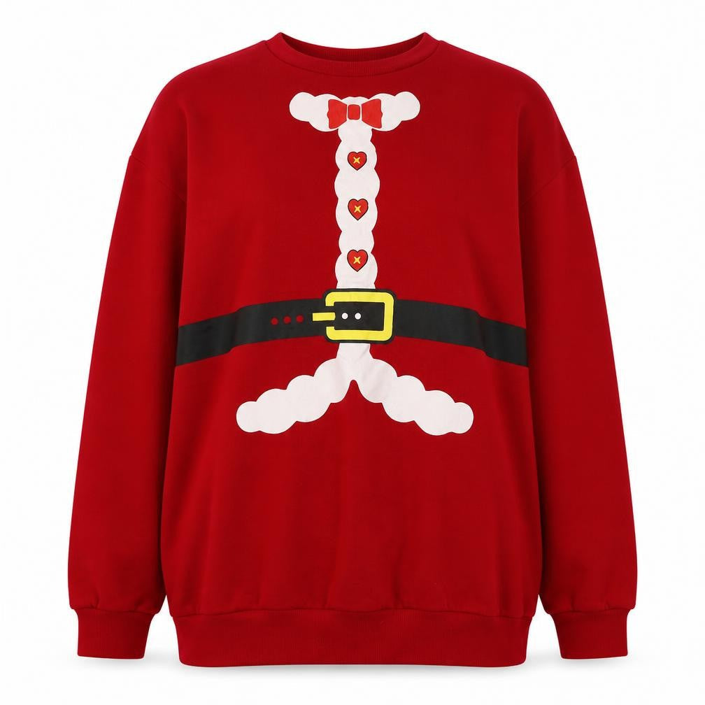 Be Jealous Womens Red  Cotton Pullover Sweatshirt Size L  Pullover
