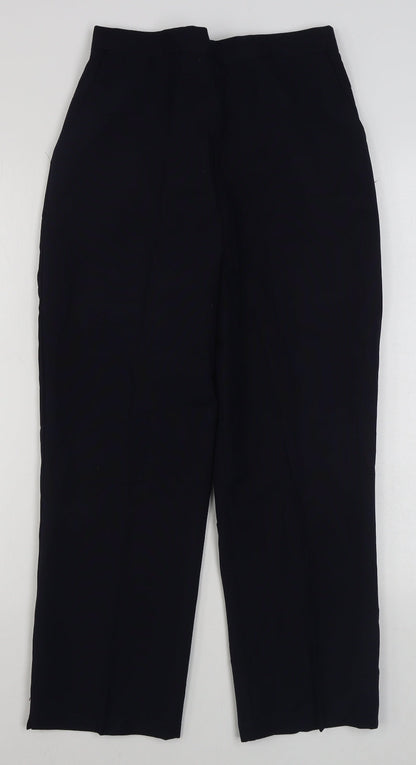 Preworn Womens Blue  Polyester Trousers  Size 12 L25 in Regular