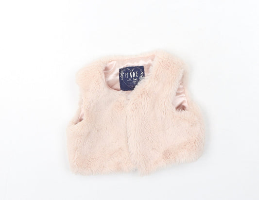 Primark  Girls Pink   Gilet Jacket Size 6-9 Months