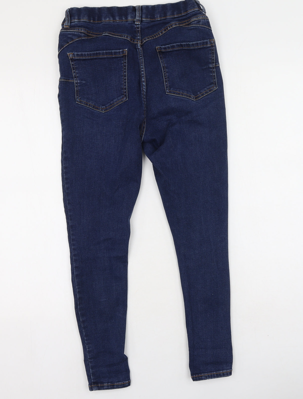 New Look Womens Blue  Cotton Skinny Jeans Size 8 L21 in Regular