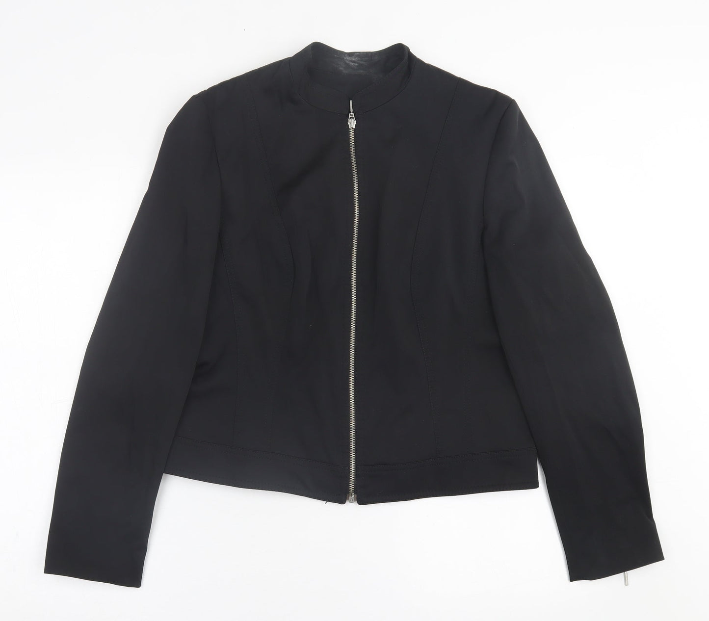 Dorothy Perkins Womens Black   Jacket  Size 14  Zip