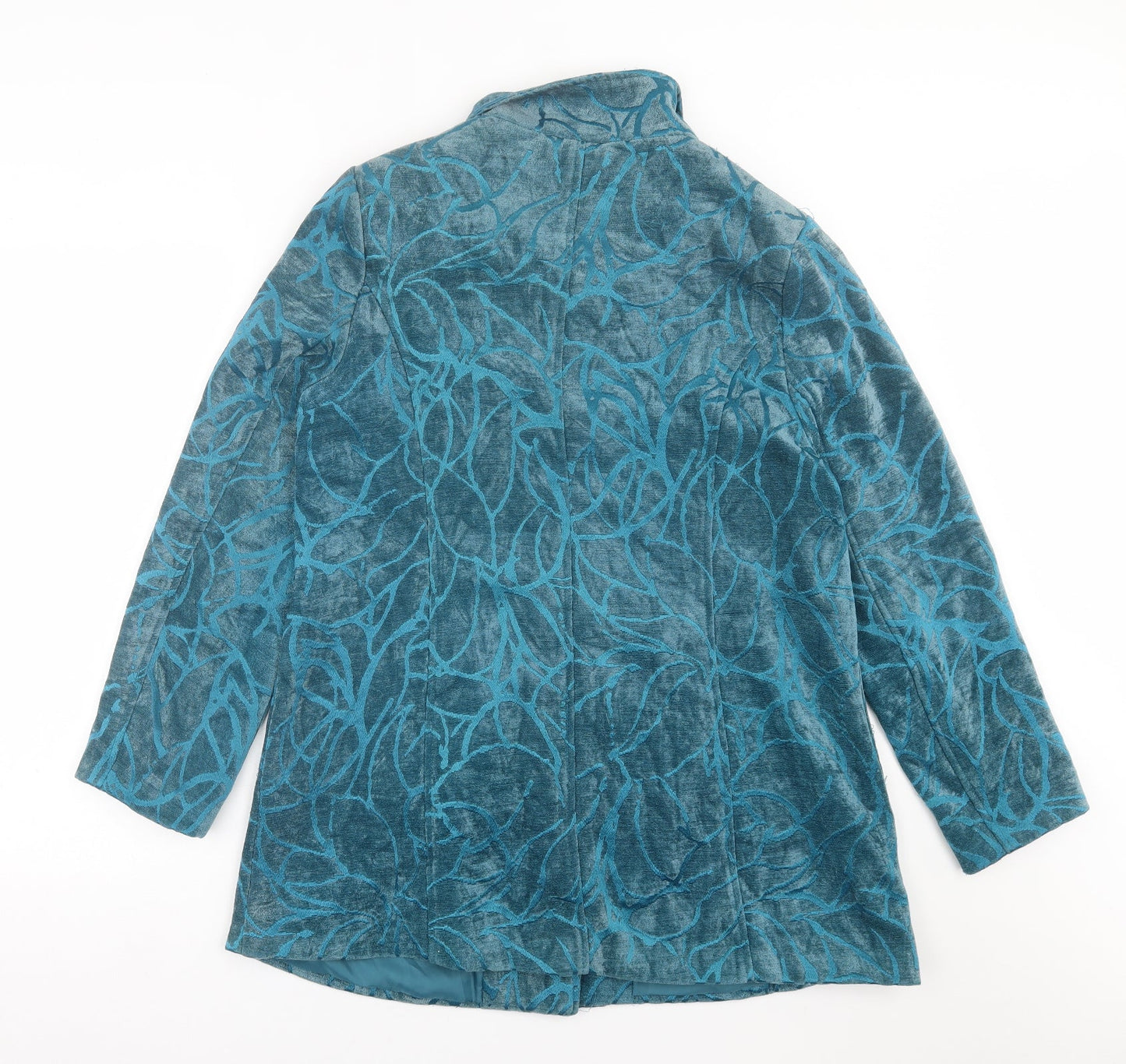 Tigi Womens Green Geometric  Jacket  Size 10  Button
