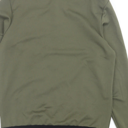 Miss Blush Womens Green   Bomber Jacket Jacket Size 10  Zip