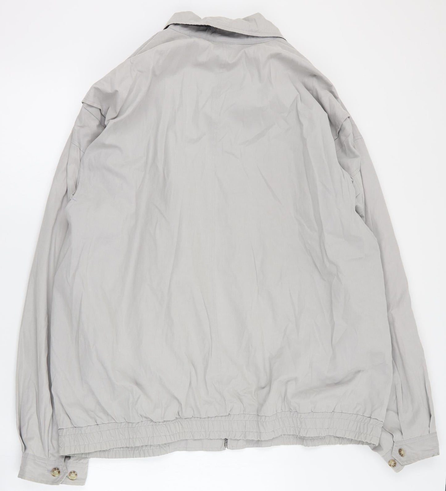 South Bay Mens Grey   Pea Coat Coat Size XL  Zip