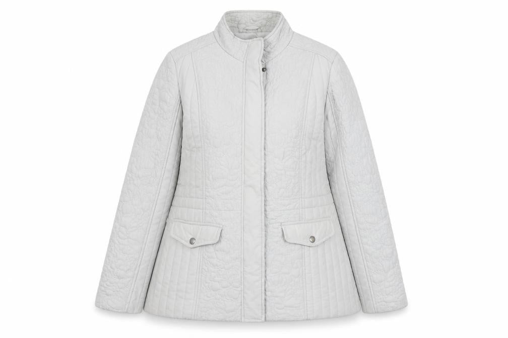 BHS Womens Grey   Pea Coat Coat Size 16  Zip