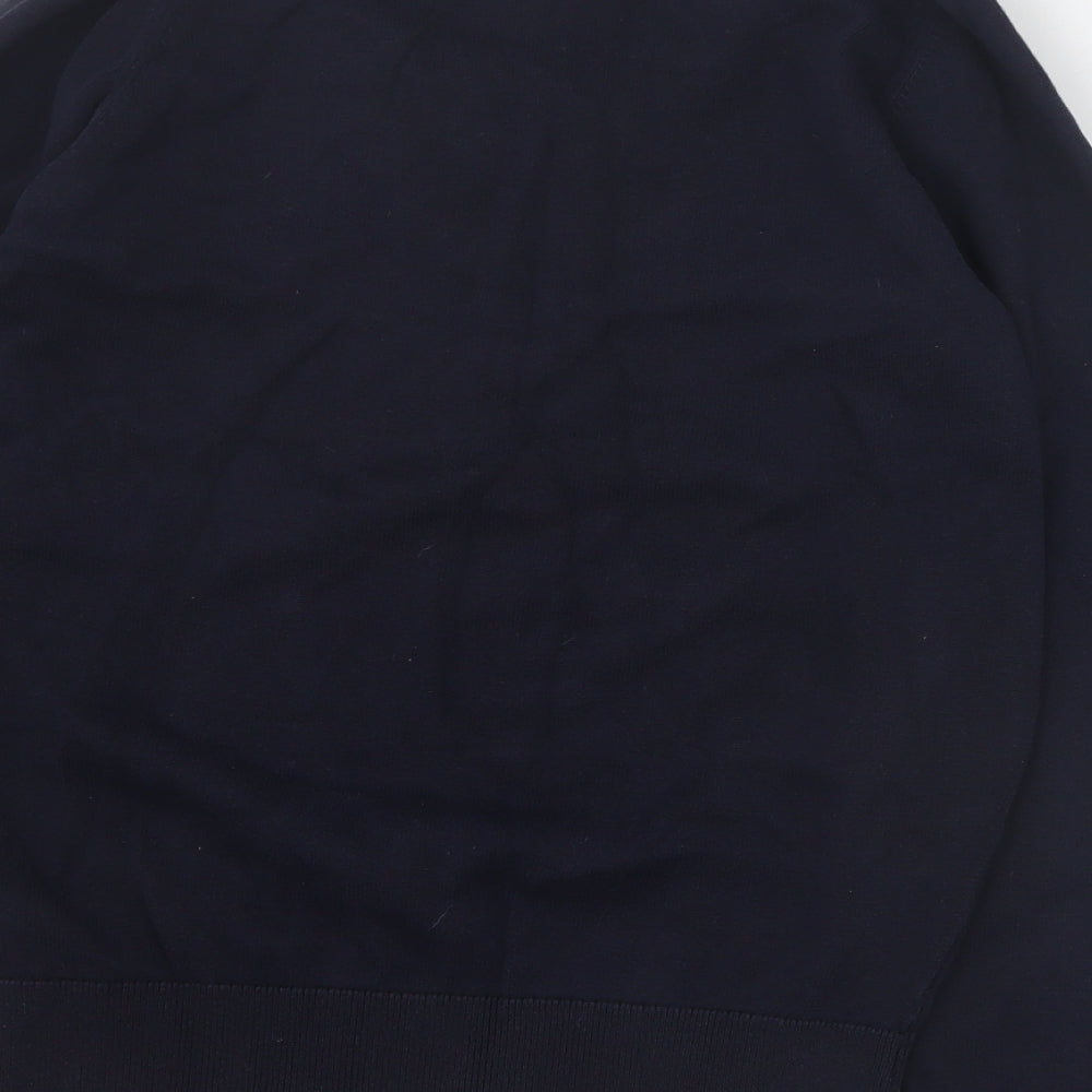 Trutex Boys Blue V-Neck  Cotton Pullover Jumper Size 2XS  Pullover