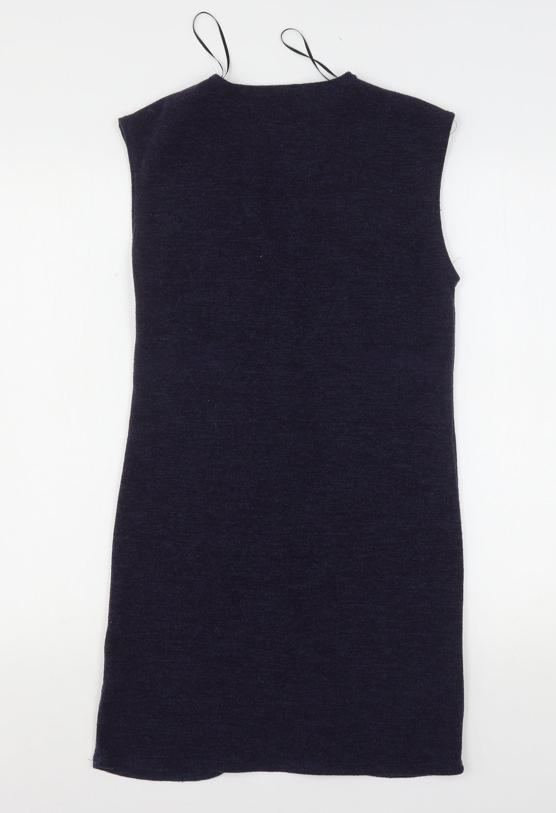 Daisy Eldridge Womens Blue V-Neck  Polyester Cardigan Jumper Size S
