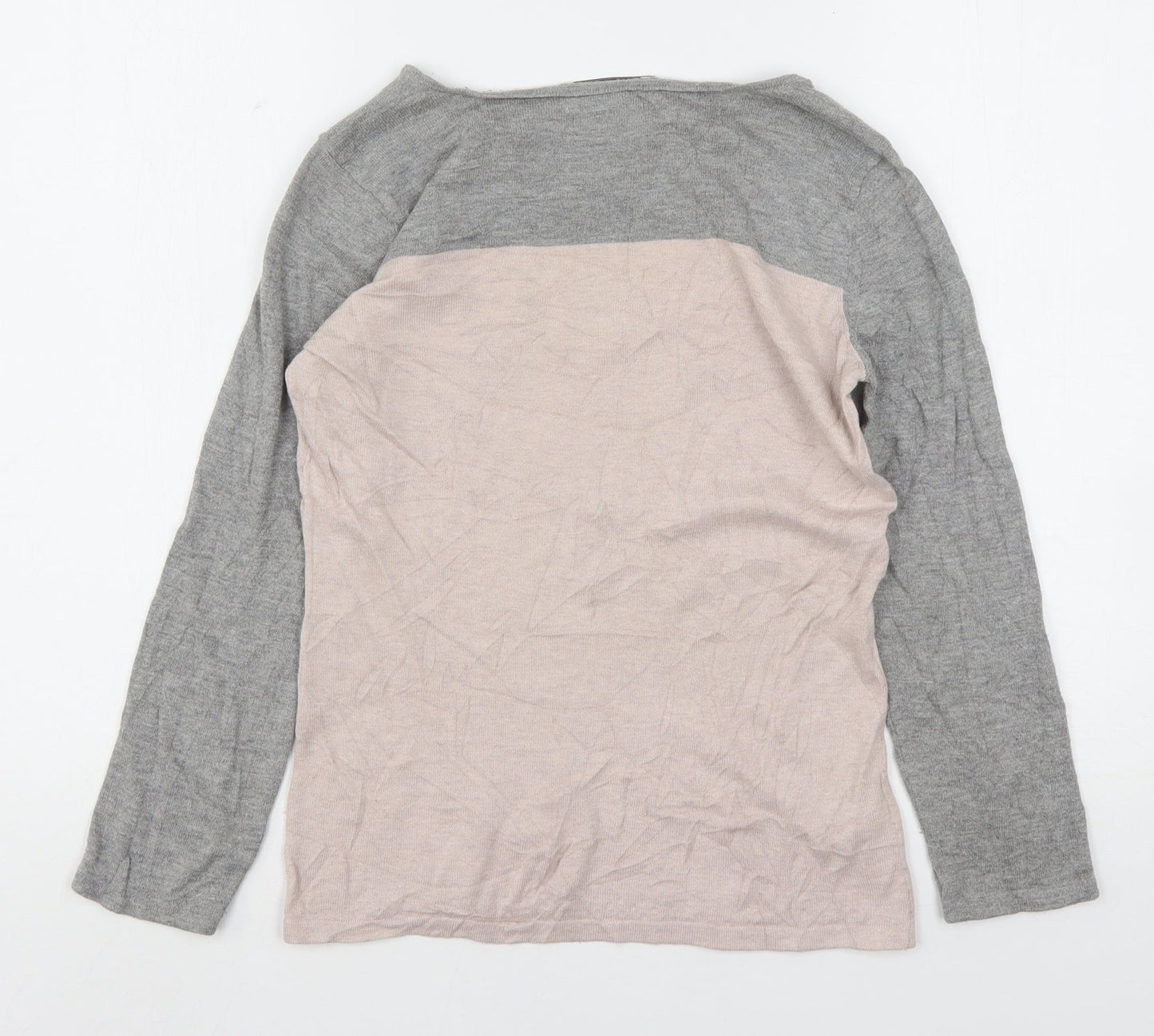 NEXT Womens Multicoloured Round Neck  Cotton Pullover Jumper Size 6