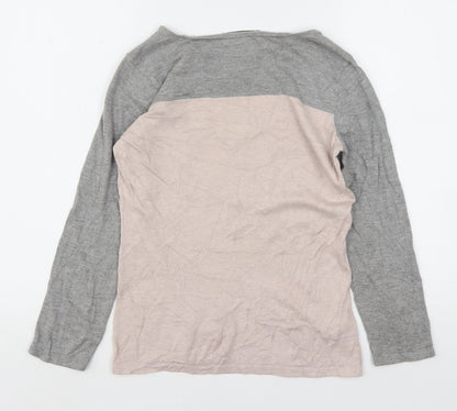 Next Womens Multicoloured Round Neck  Cotton Pullover Jumper Size 6