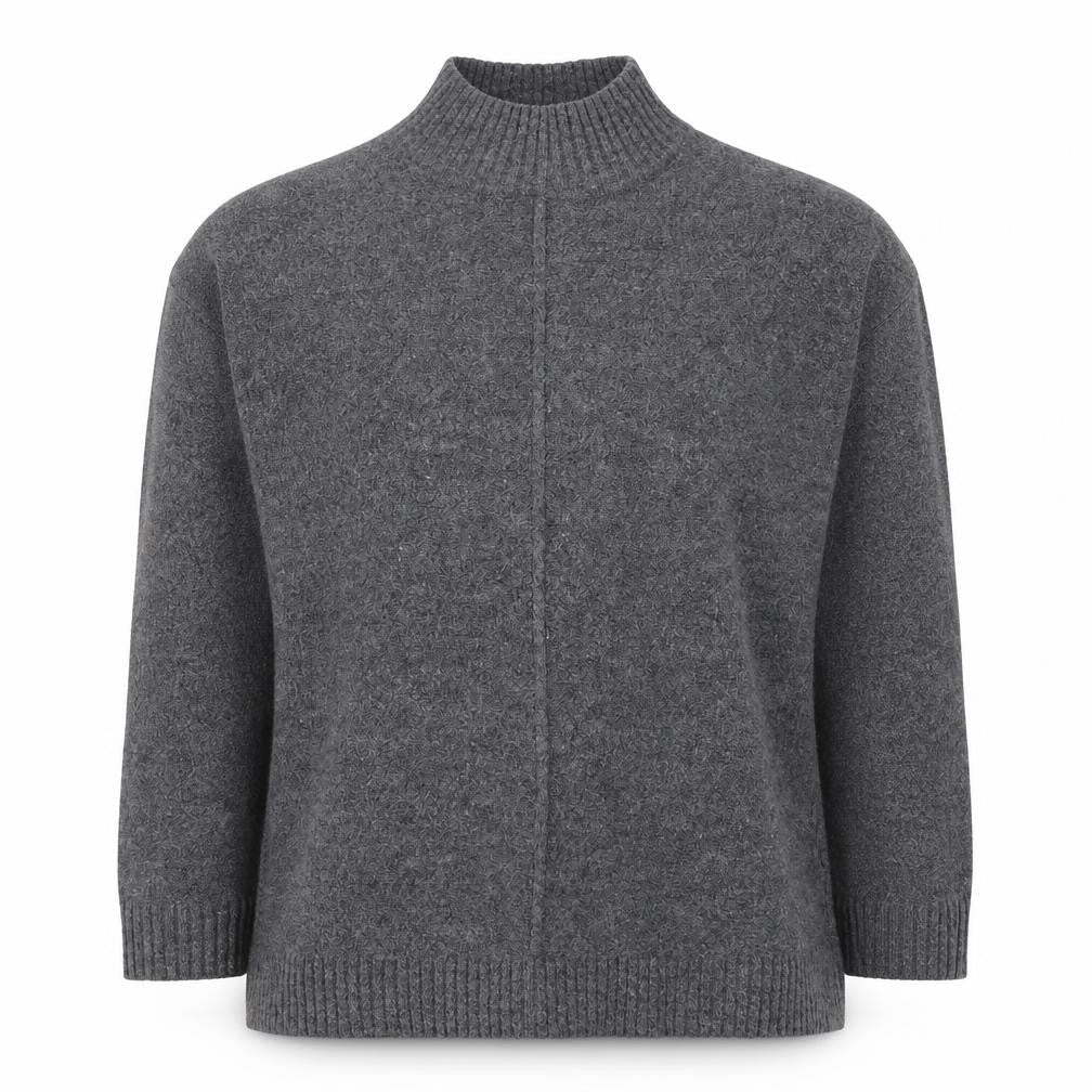 Primark Womens Grey Round Neck  Acrylic Pullover Jumper Size 12
