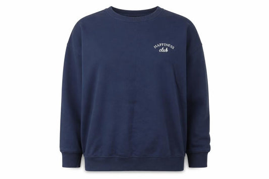 New Look Womens Blue  Cotton Pullover Hoodie Size L  Pullover