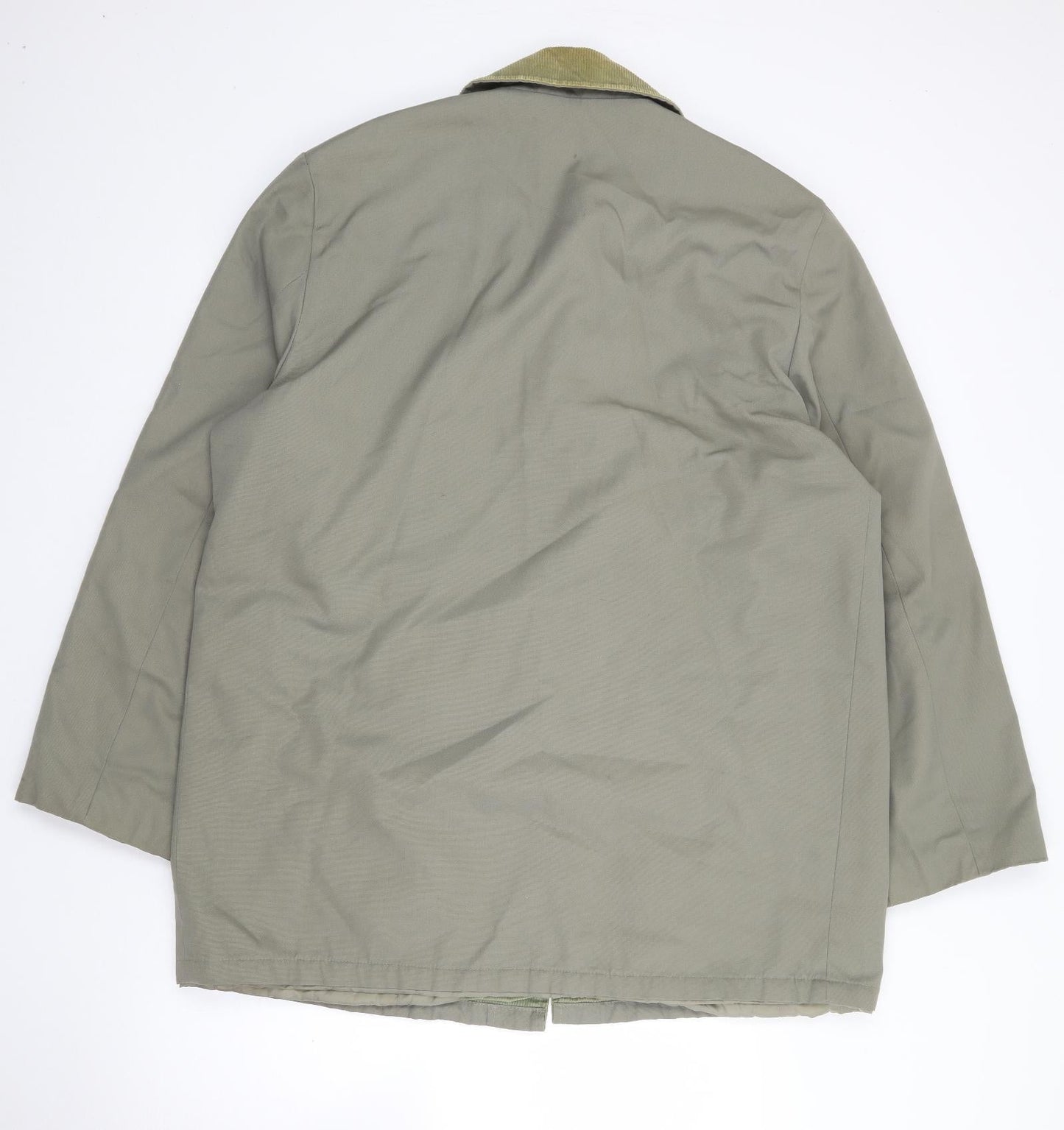 Greenwoods Mens Green   Jacket Coat Size L  Zip