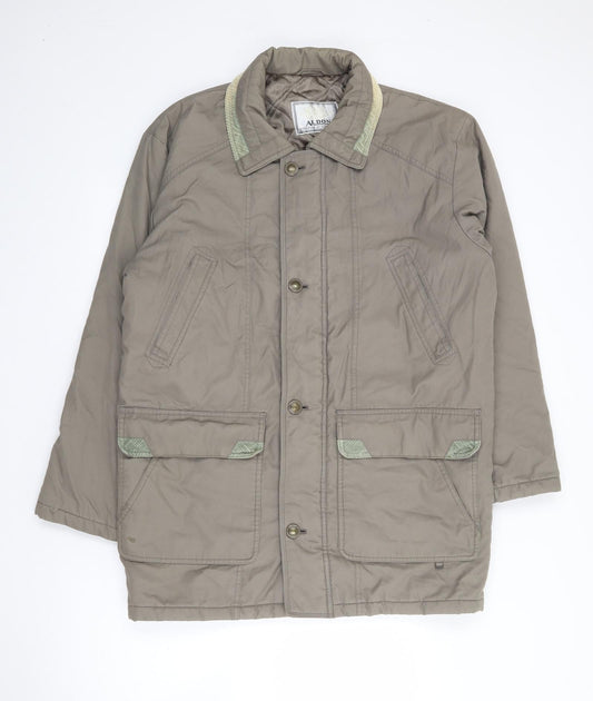 Aldon Womens Green   Jacket Coat Size S  Zip