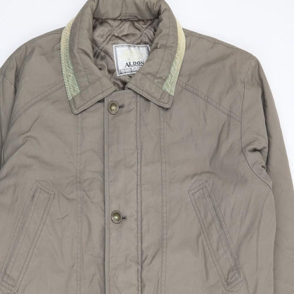 Preloved Aldon Womens Green   Jacket Coat Size S  Zip - Detail