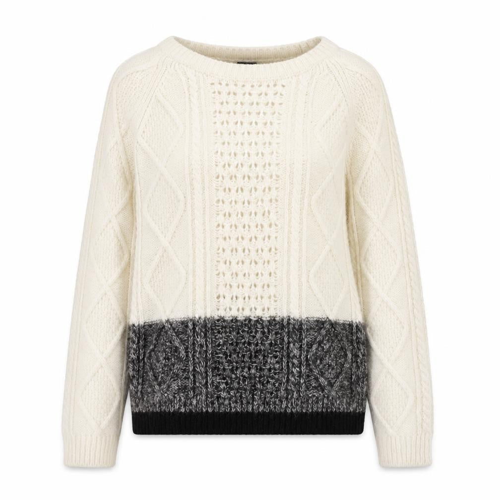 Gap Womens Ivory Round Neck  Nylon Pullover Jumper Size XS