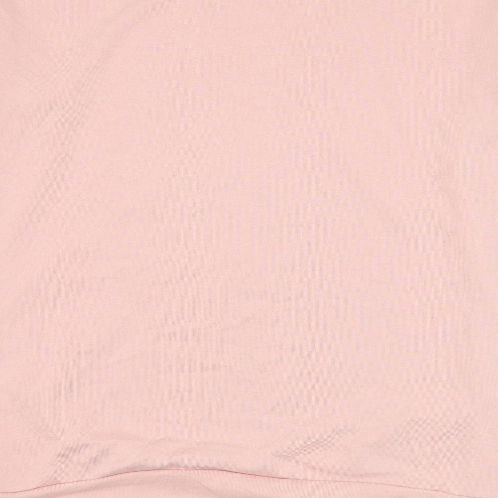 Peacocks Womens Pink  Polyester Pullover Sweatshirt Size 10  Pullover - Heart