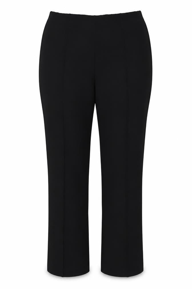 Classic Womens Black  Polyester Trousers  Size 14 L27 in Regular