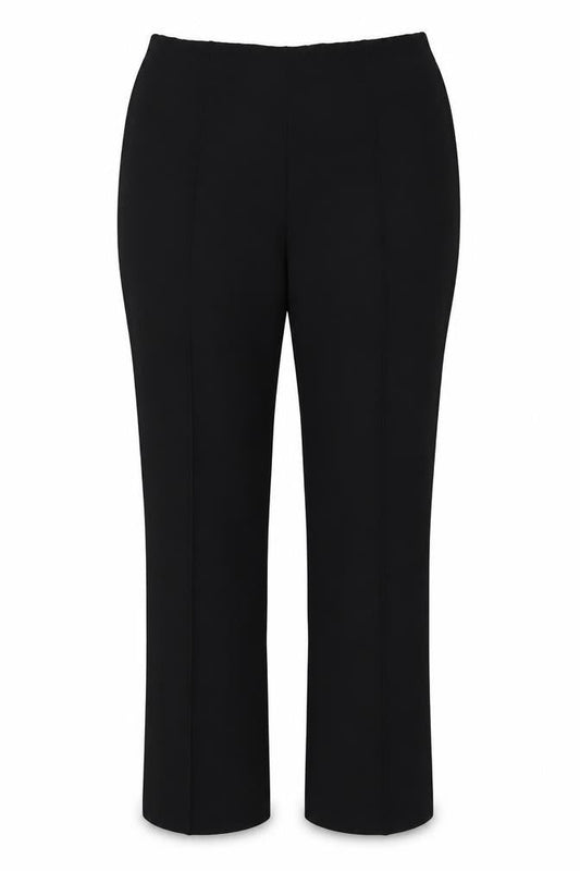 Classic Womens Black  Polyester Trousers  Size 14 L27 in Regular