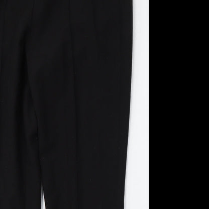 Classics Womens Black  Polyester Trousers  Size 14 L27 in Regular