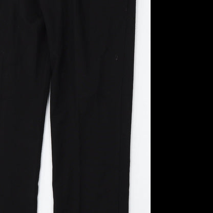 Classics Womens Black  Polyester Trousers  Size 14 L27 in Regular