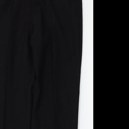 Classics Womens Black  Polyester Trousers  Size 14 L27 in Regular