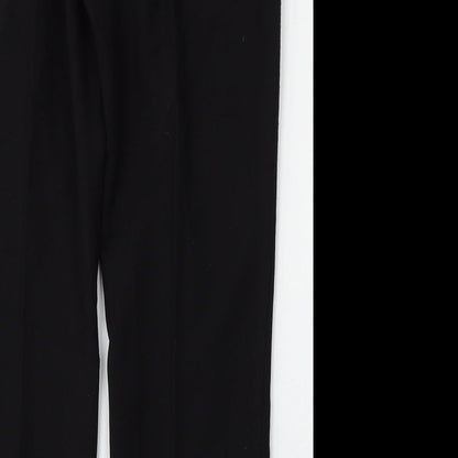 Classics Womens Black  Polyester Trousers  Size 14 L27 in Regular