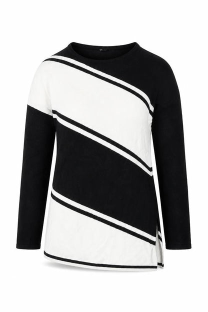 Marble Womens Multicoloured Round Neck  Cotton Pullover Jumper Size XS