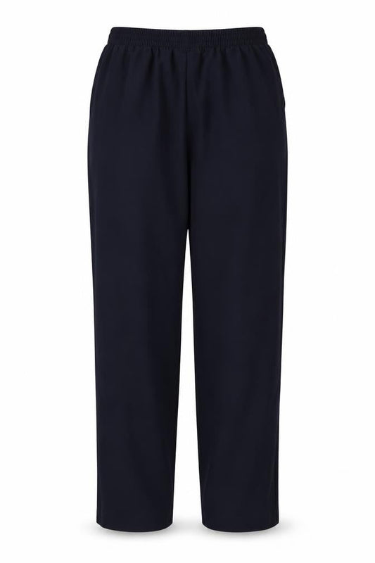 Wilkies Womens Blue  Polyester Trousers  Size 14 L24 in Regular