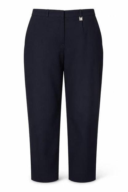 Wilkies Womens Blue  Polyester Trousers  Size 14 L28 in Regular