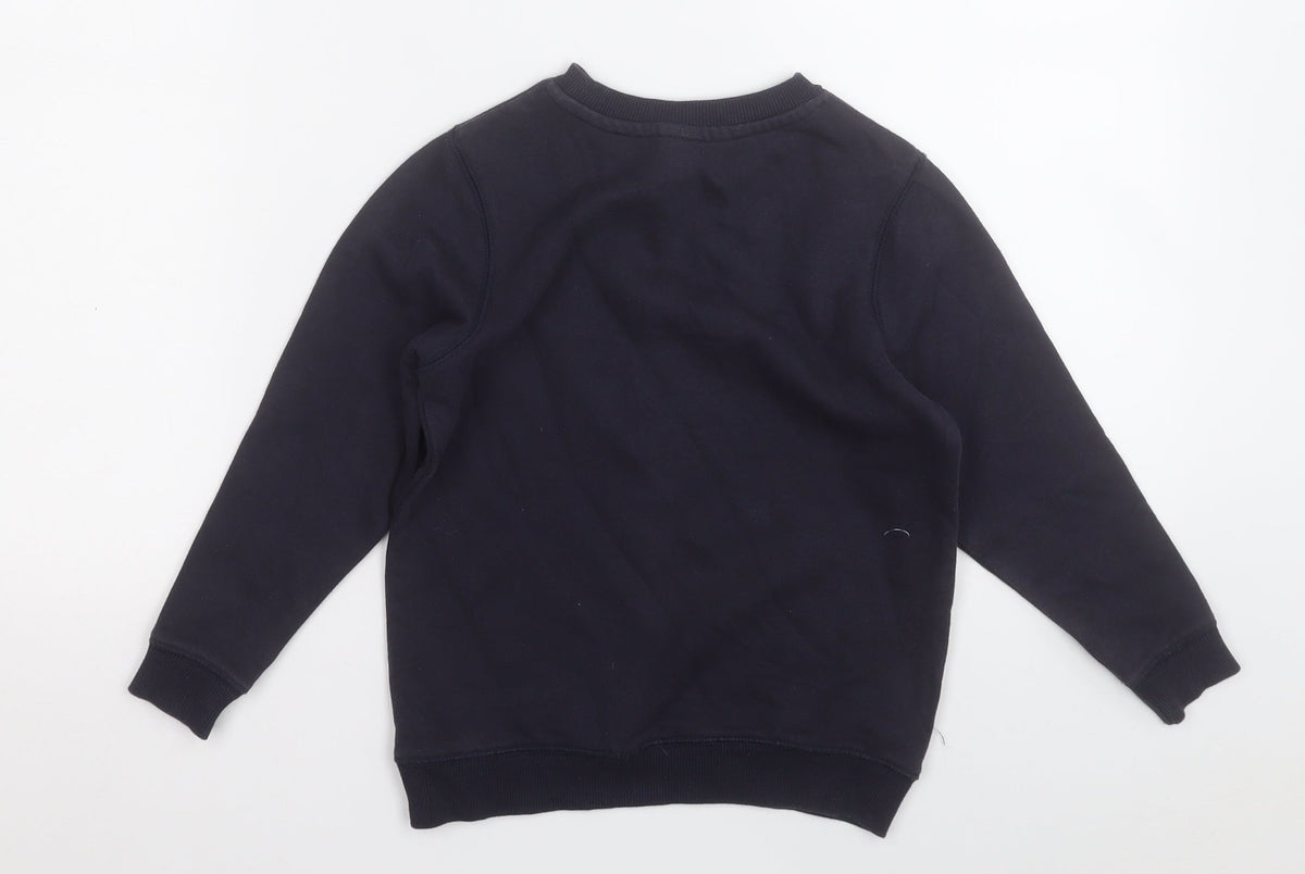 Tu Boys Blue  Cotton Pullover Sweatshirt Size 5 Years