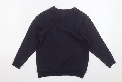 Tu Boys Blue  Cotton Pullover Sweatshirt Size 5 Years