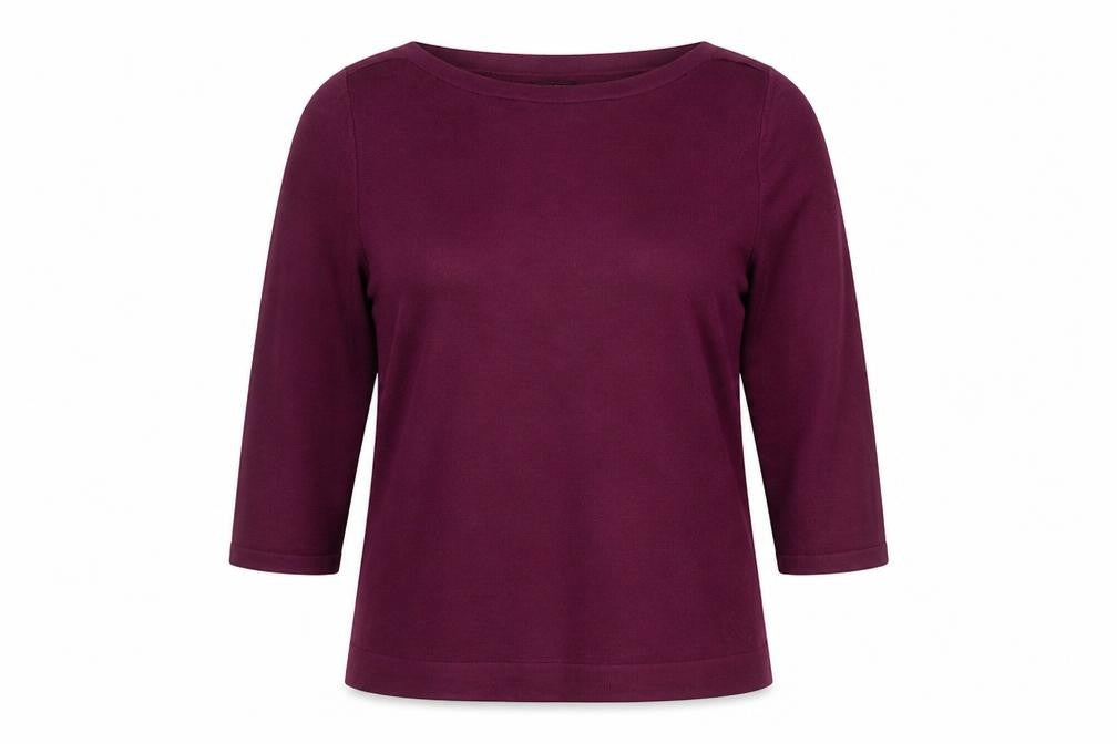 Papaya Womens Purple Round Neck  Acrylic Pullover Jumper Size 14
