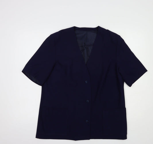 Gordon Wyatt Womens Blue   Jacket Blazer Size 18  Button