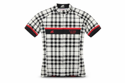 FIXGEAR Womens Multicoloured Plaid Polyester Basic T-Shirt Size L Halter Zip
