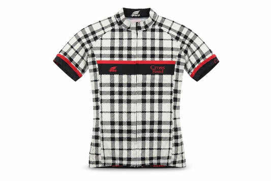FIXGEAR Womens Multicoloured Plaid Polyester Basic T-Shirt Size L Halter Zip