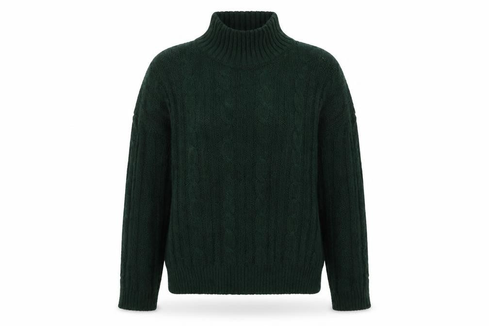Peacocks Womens Green Round Neck  Acrylic Pullover Jumper Size M