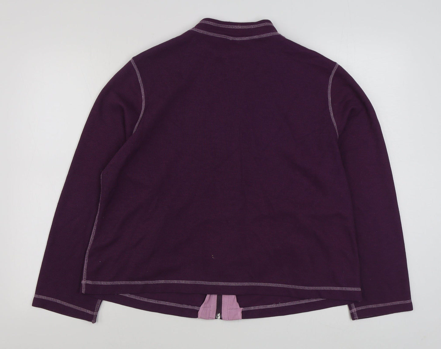 Damart Womens Purple   Jacket  Size 18  Zip