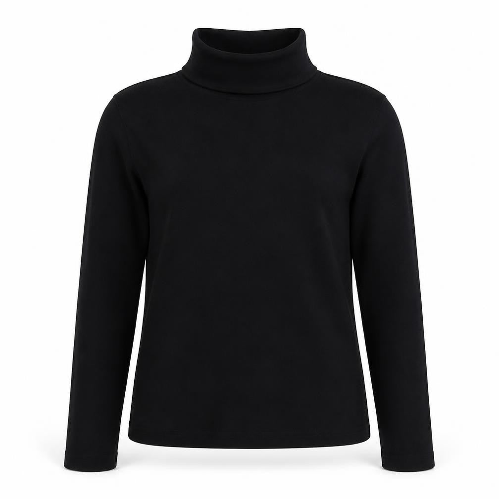 EWM Womens Black  Cotton Pullover Sweatshirt Size S  Pullover