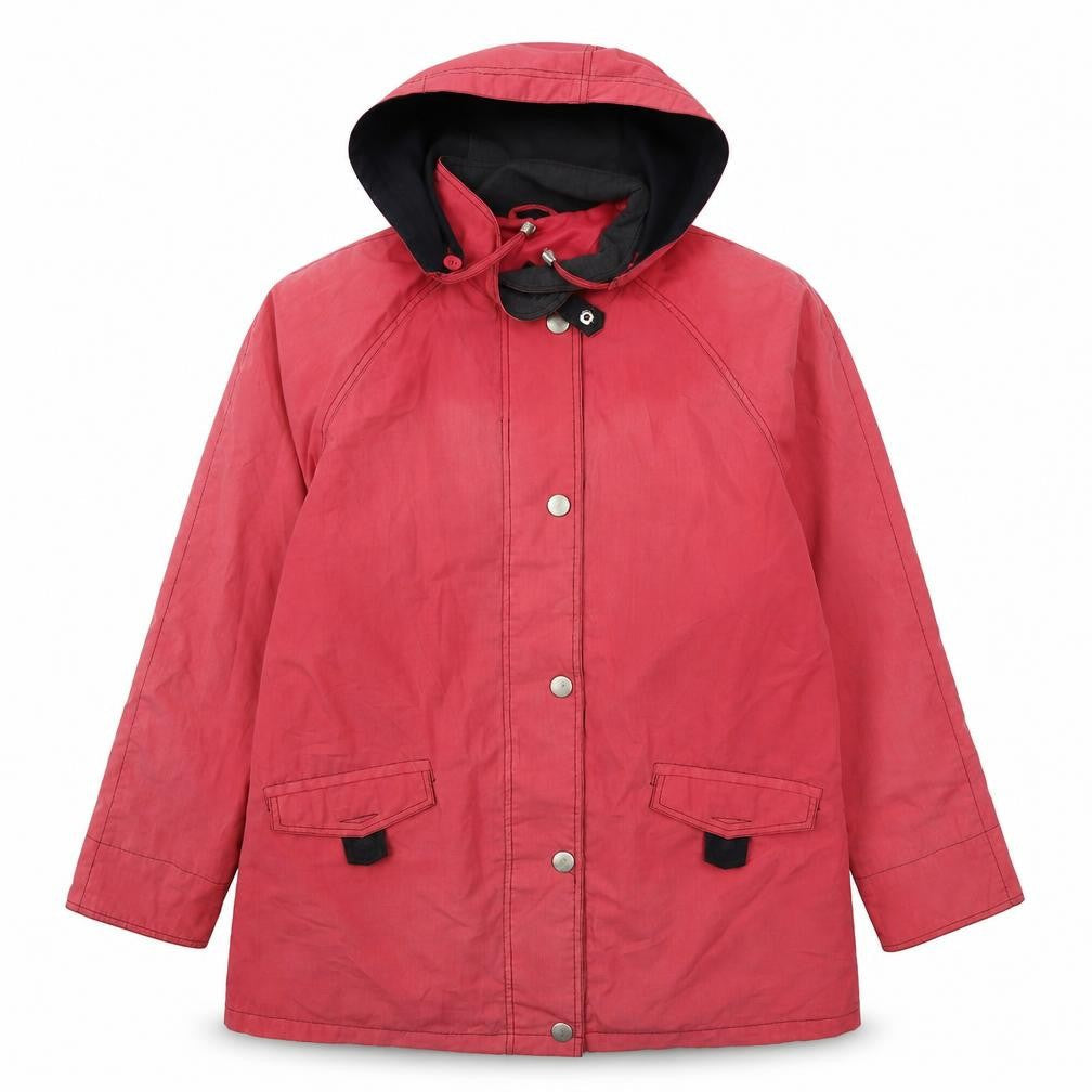 YS Womens Pink   Overcoat Coat Size L  Zip