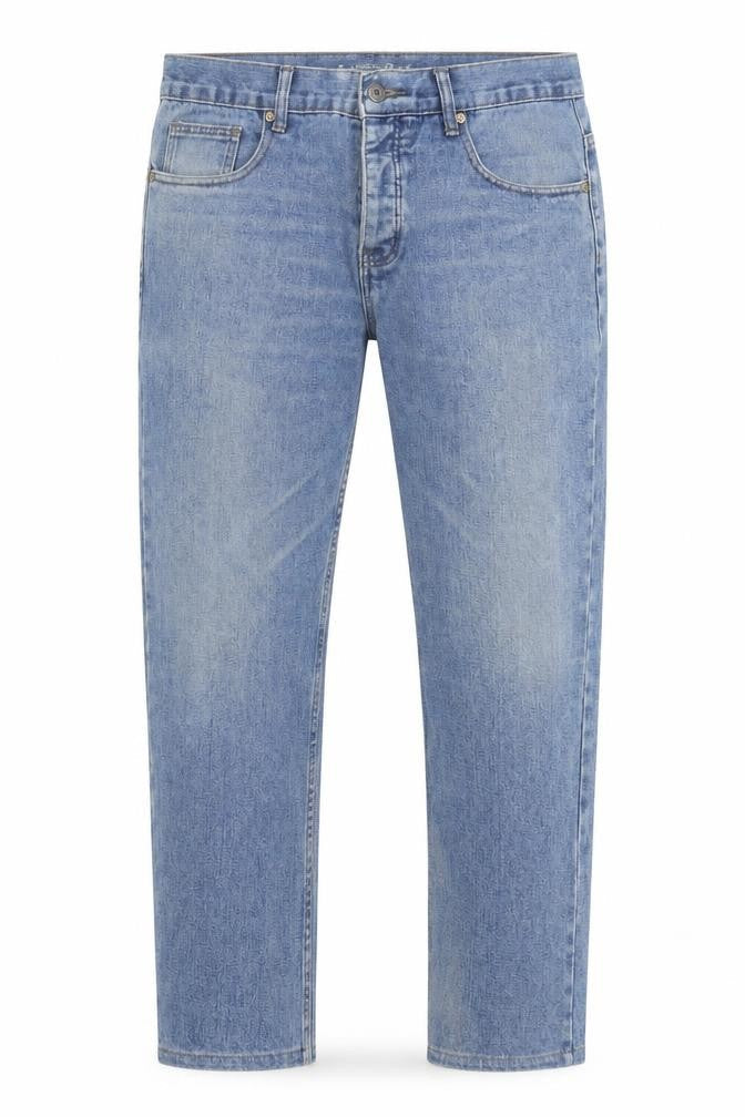 Authenic Denim Mens Blue  Cotton Skinny Jeans Size 36 in L30 in Regular Button