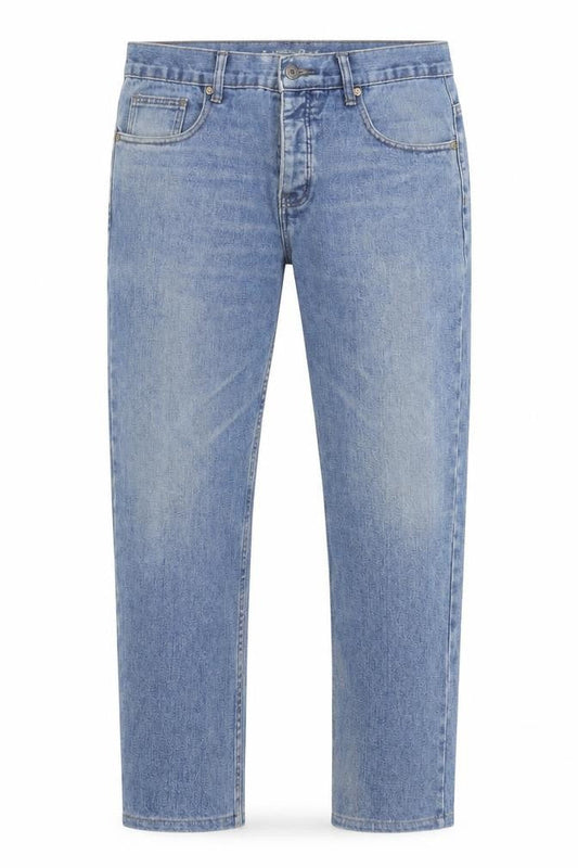 Authenic Denim Mens Blue  Cotton Skinny Jeans Size 36 in L30 in Regular Button