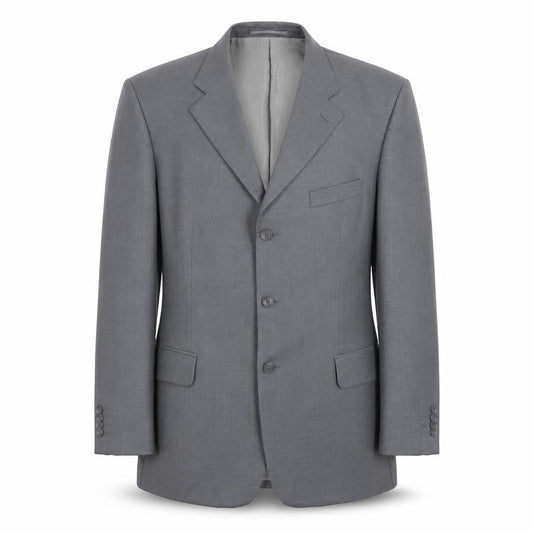 Douglas Mens Grey  Wool Jacket Suit Jacket Size 44