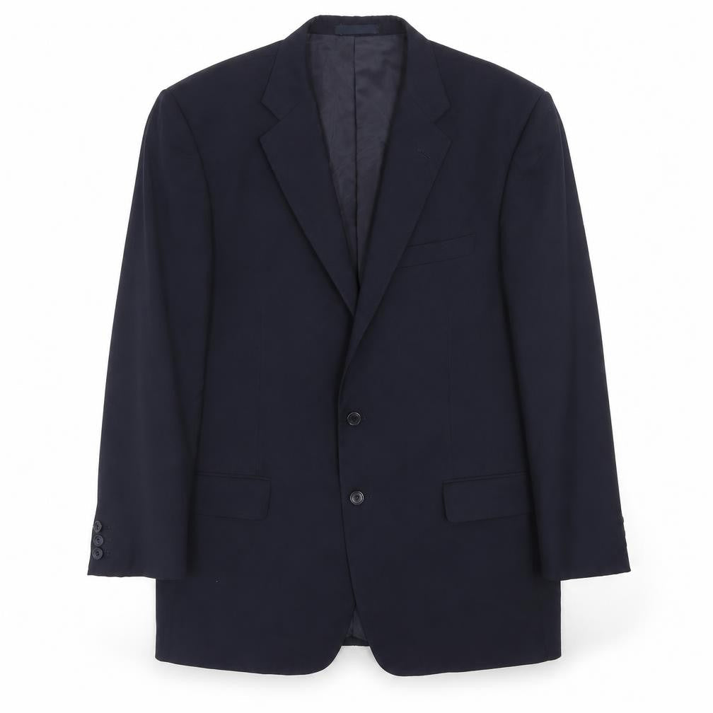 james fowler Mens Blue  Wool Jacket Suit Jacket Size 42