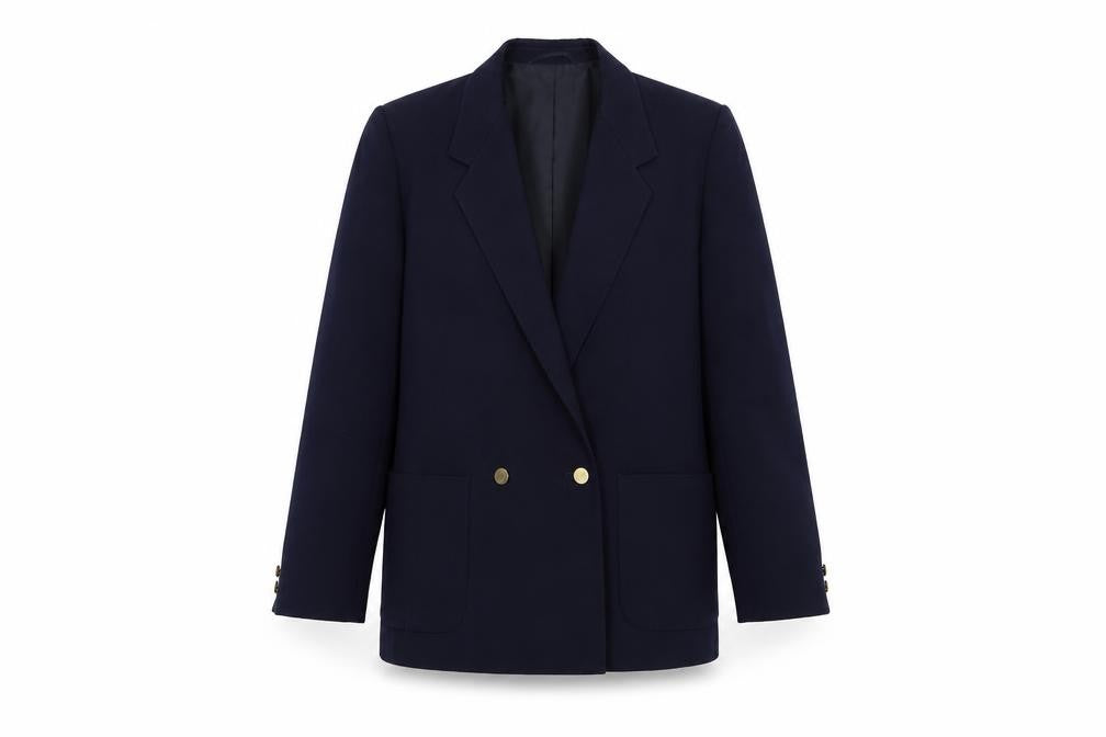 St Michael Womens Blue   Jacket Blazer Size 10  Button