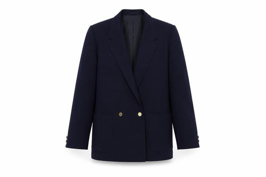 St Michael Womens Blue Jacket Blazer Size 10 Button
