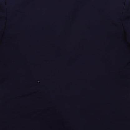 St Michael Womens Blue Jacket Blazer Size 10 Button